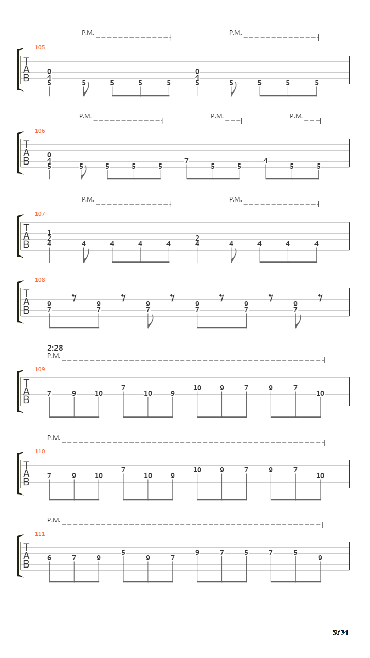 Procession To The Infraworld吉他谱
