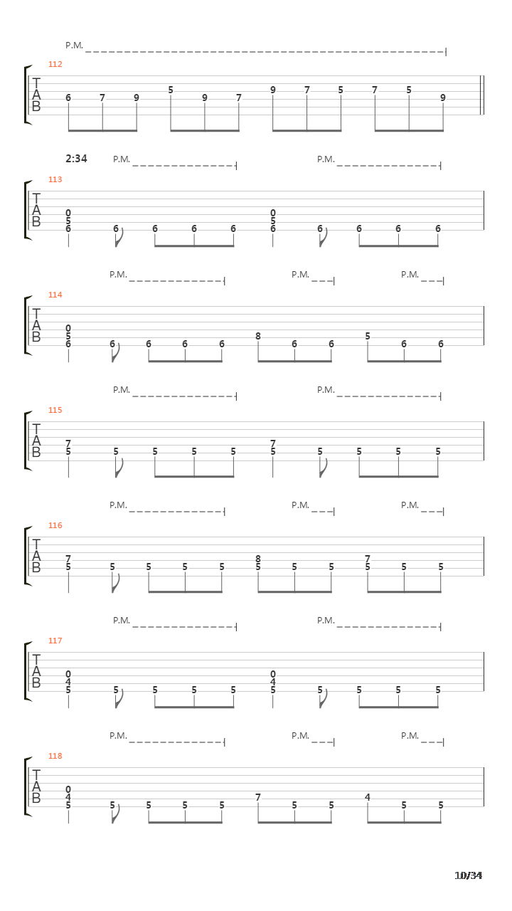 Procession To The Infraworld吉他谱