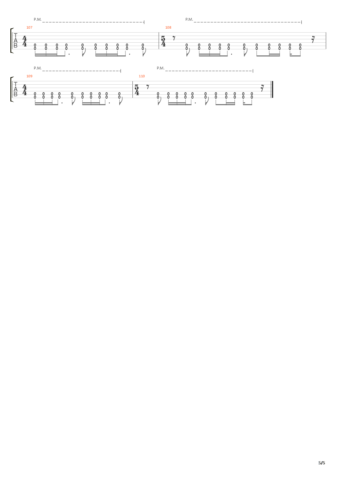 Nerve Endings吉他谱