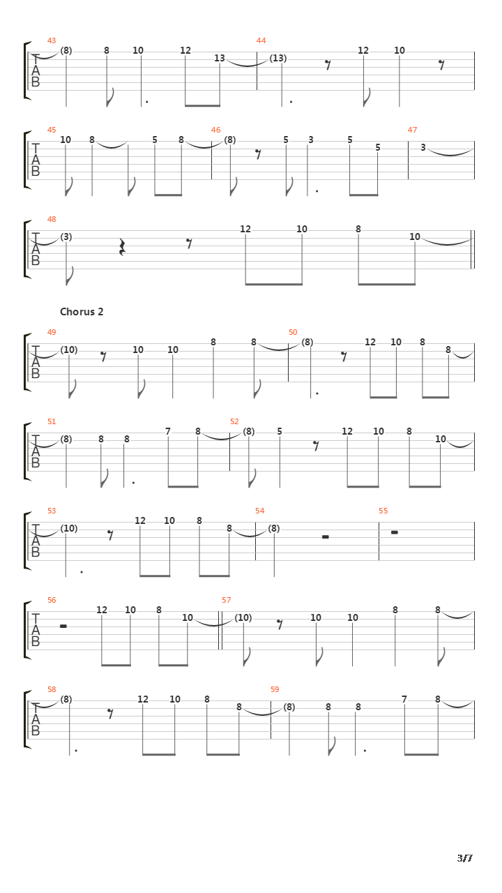 74-75吉他谱