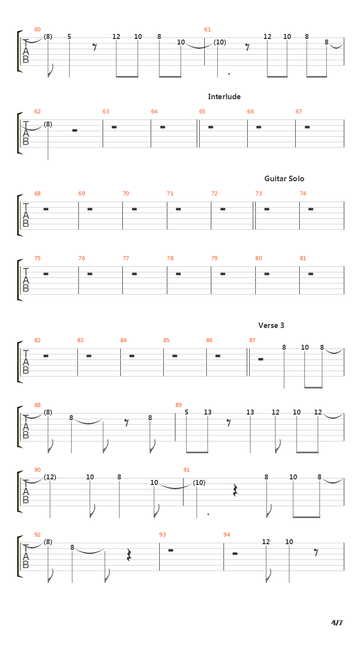 74-75吉他谱