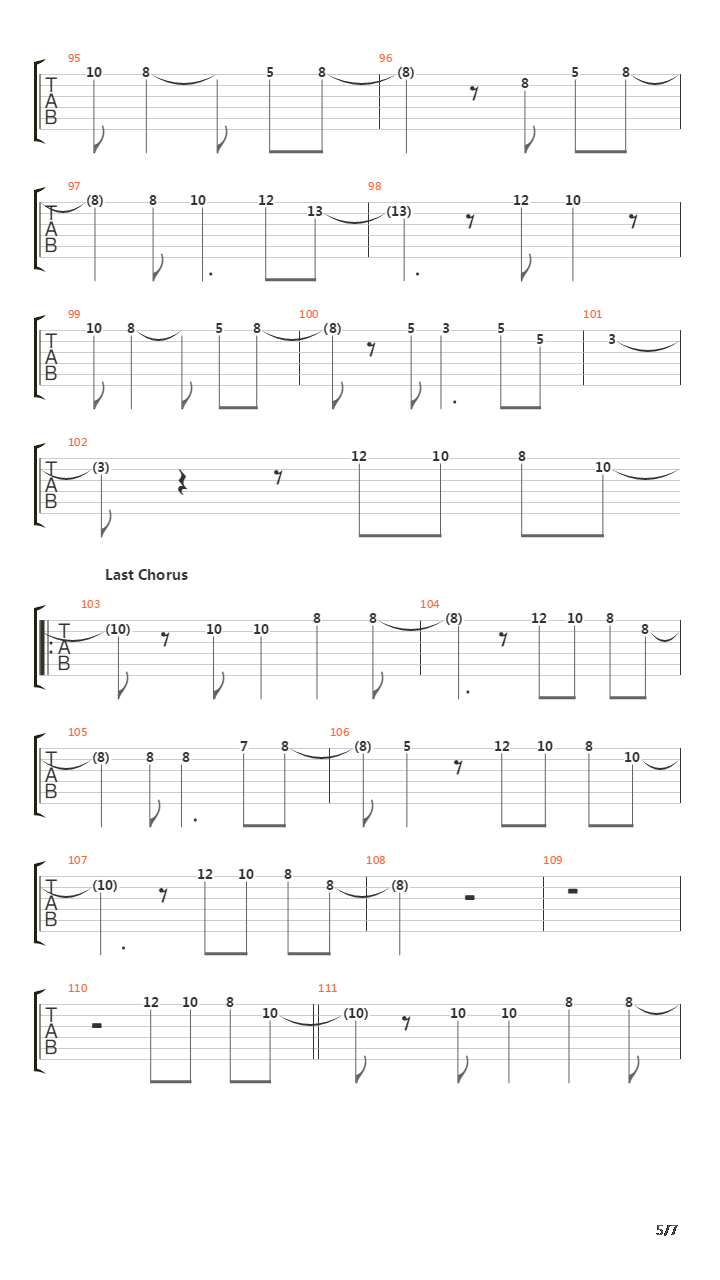 74-75吉他谱