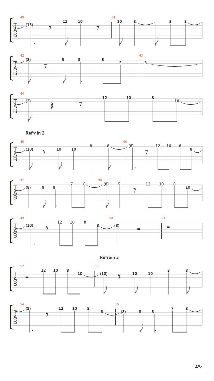 74-75吉他谱