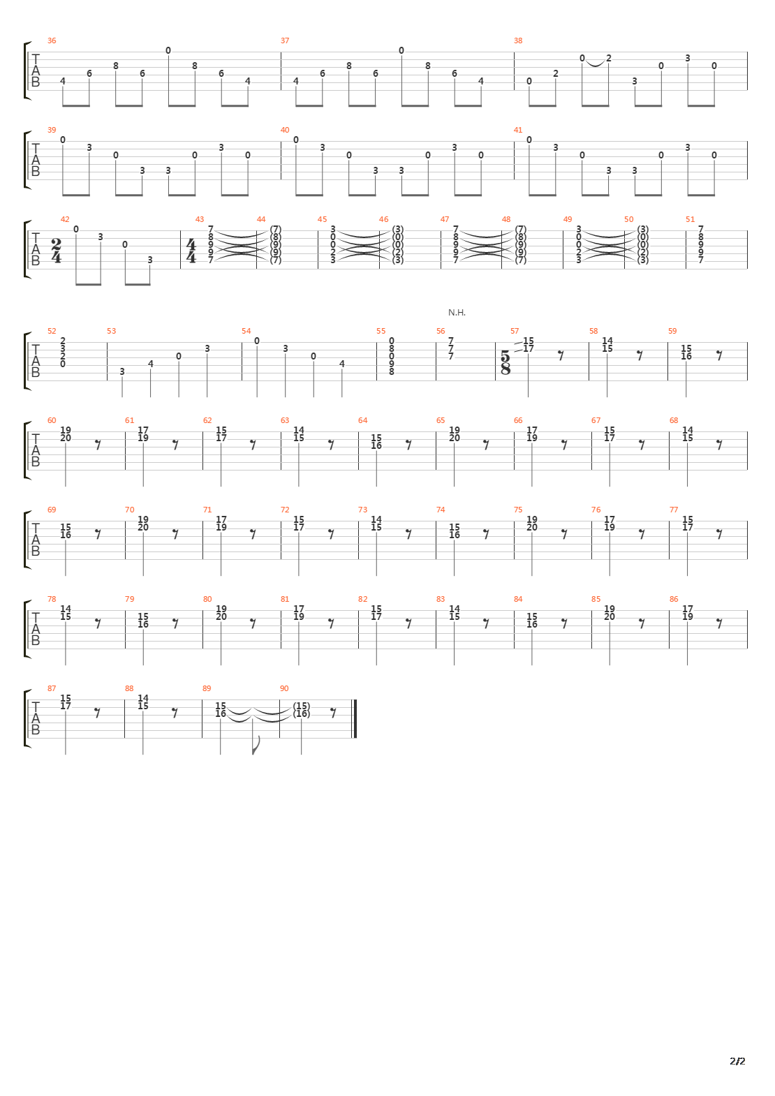 Axiom吉他谱