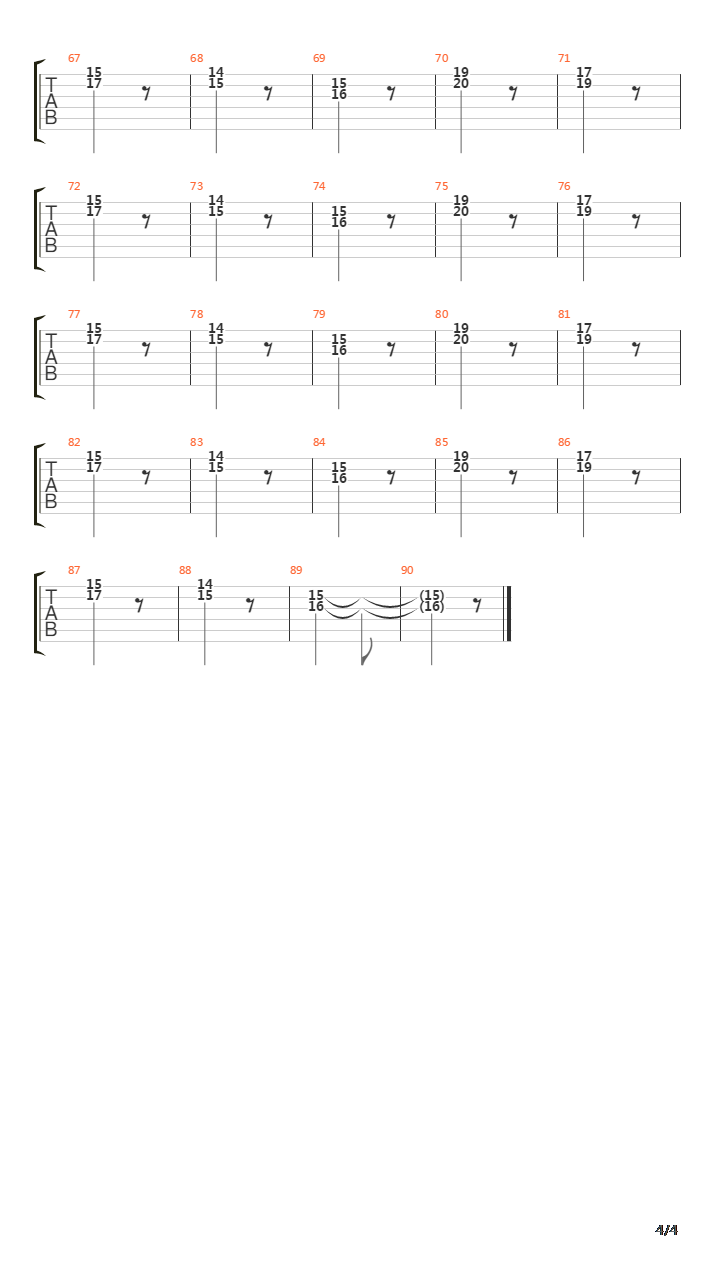 Axiom吉他谱