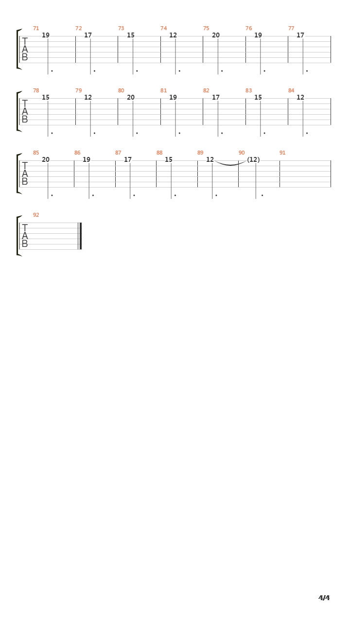 Axiom吉他谱
