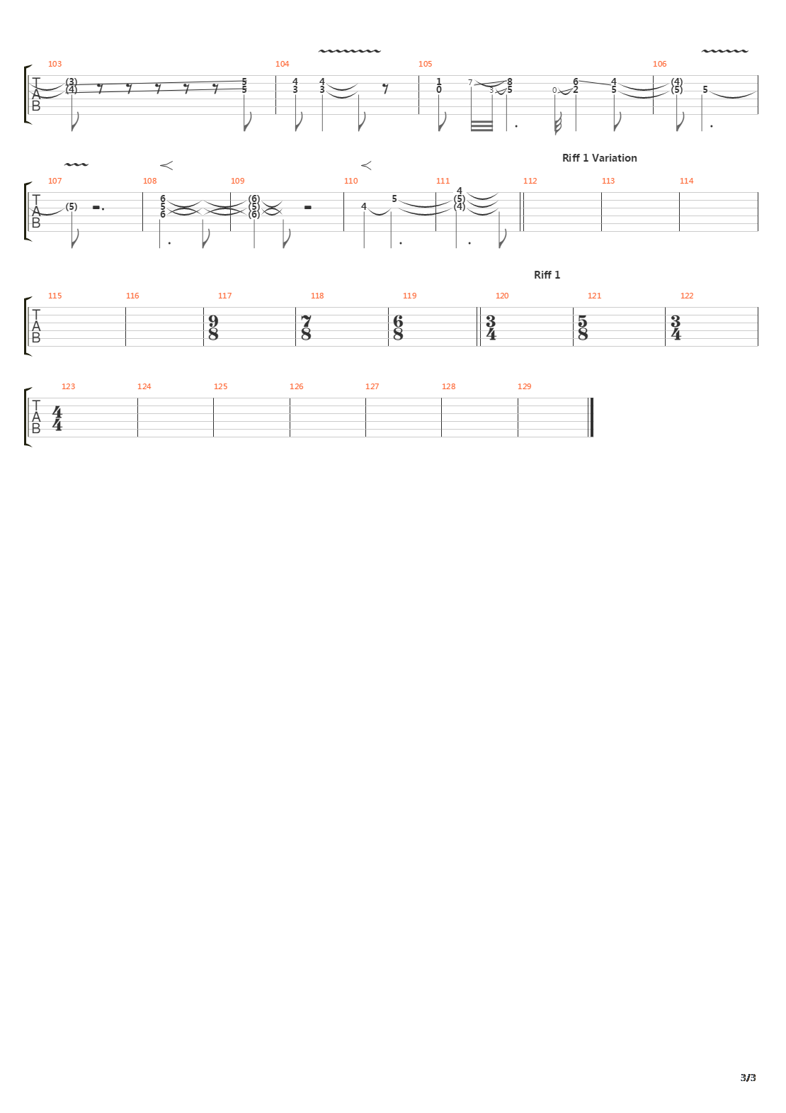 Thrive吉他谱