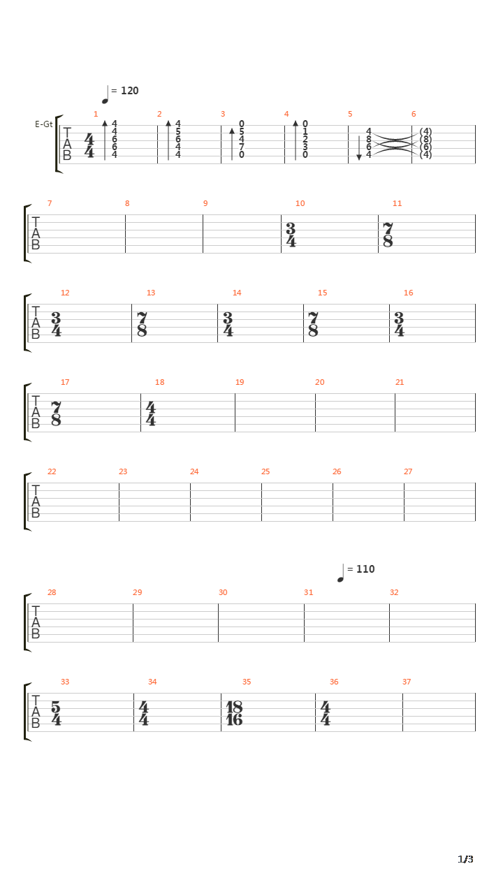 Vessel吉他谱