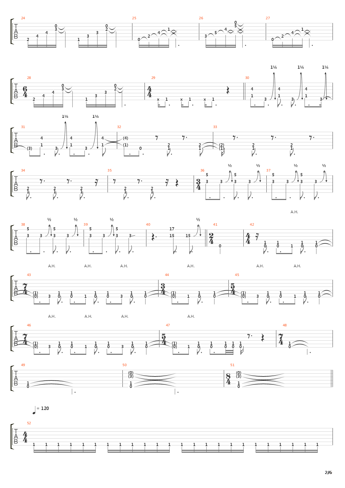 Vessel吉他谱