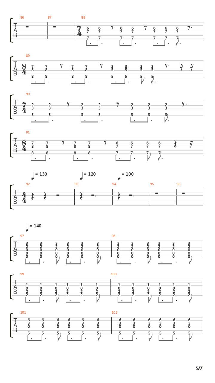 In Cauda Venenum吉他谱