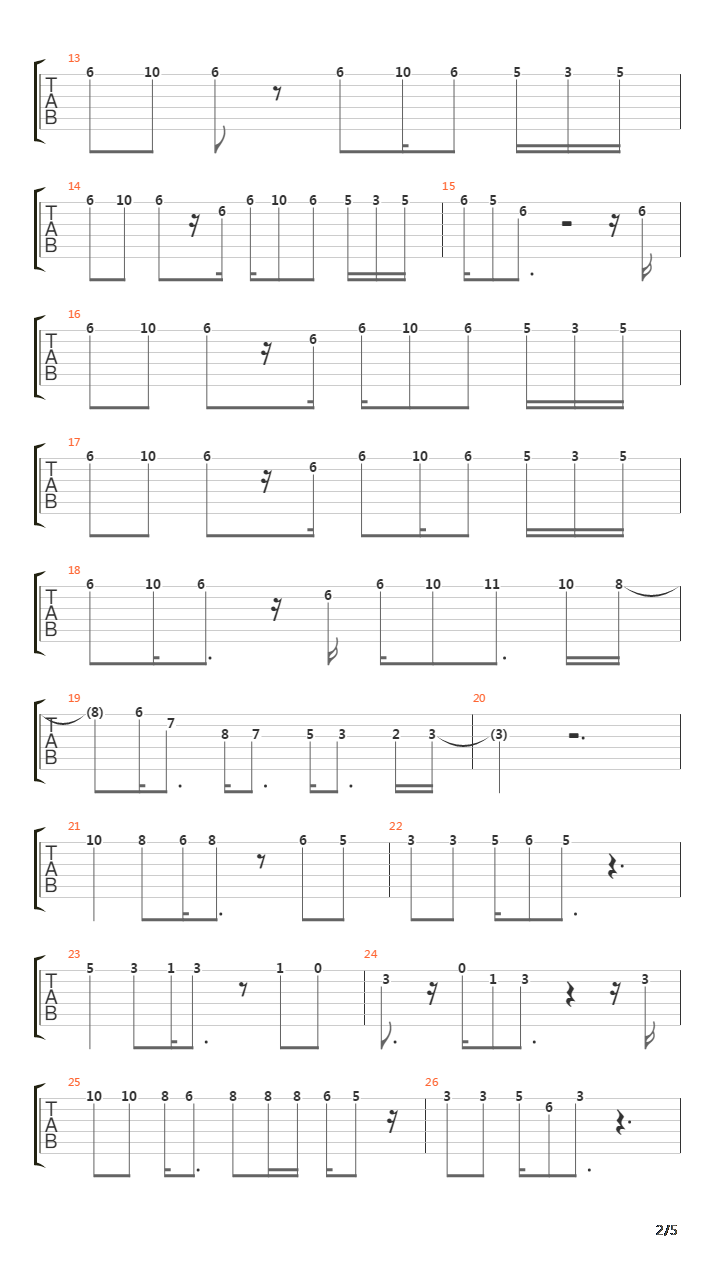 The Complete Bank吉他谱