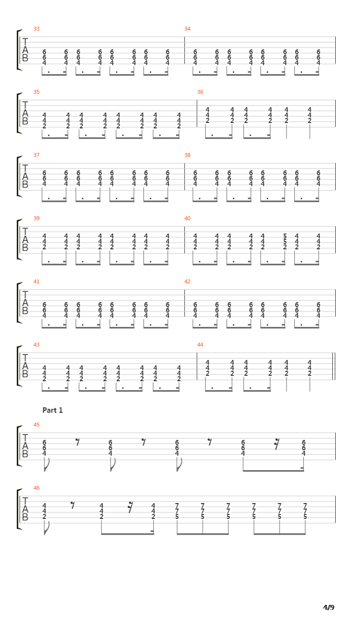 Aggro吉他谱
