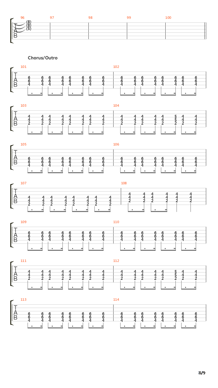 Aggro吉他谱