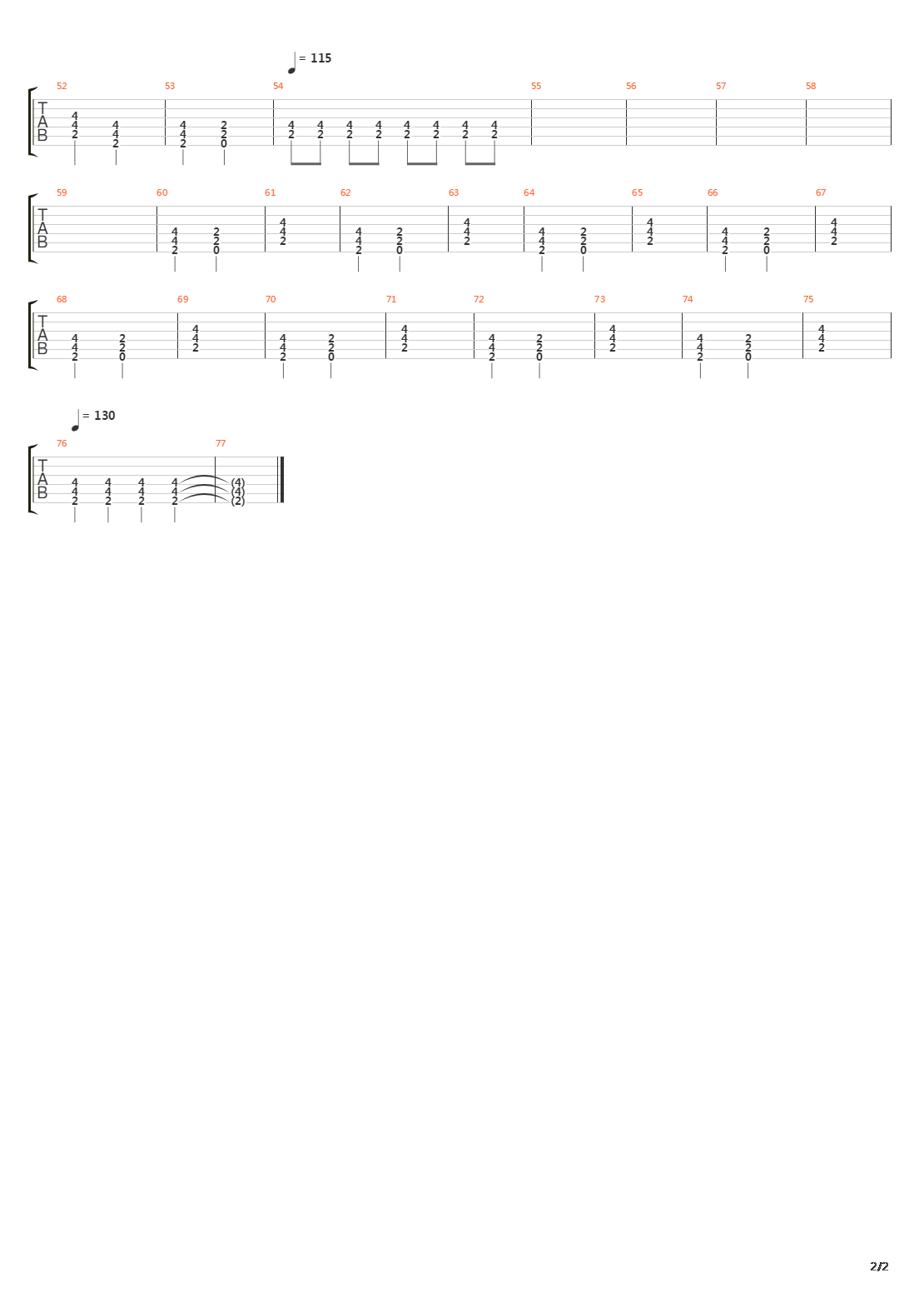 No Revolution Flash Flash Flash吉他谱