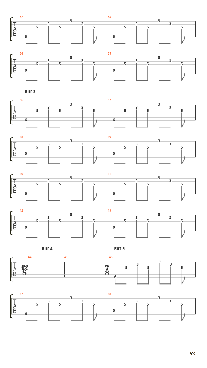 Akeldama吉他谱