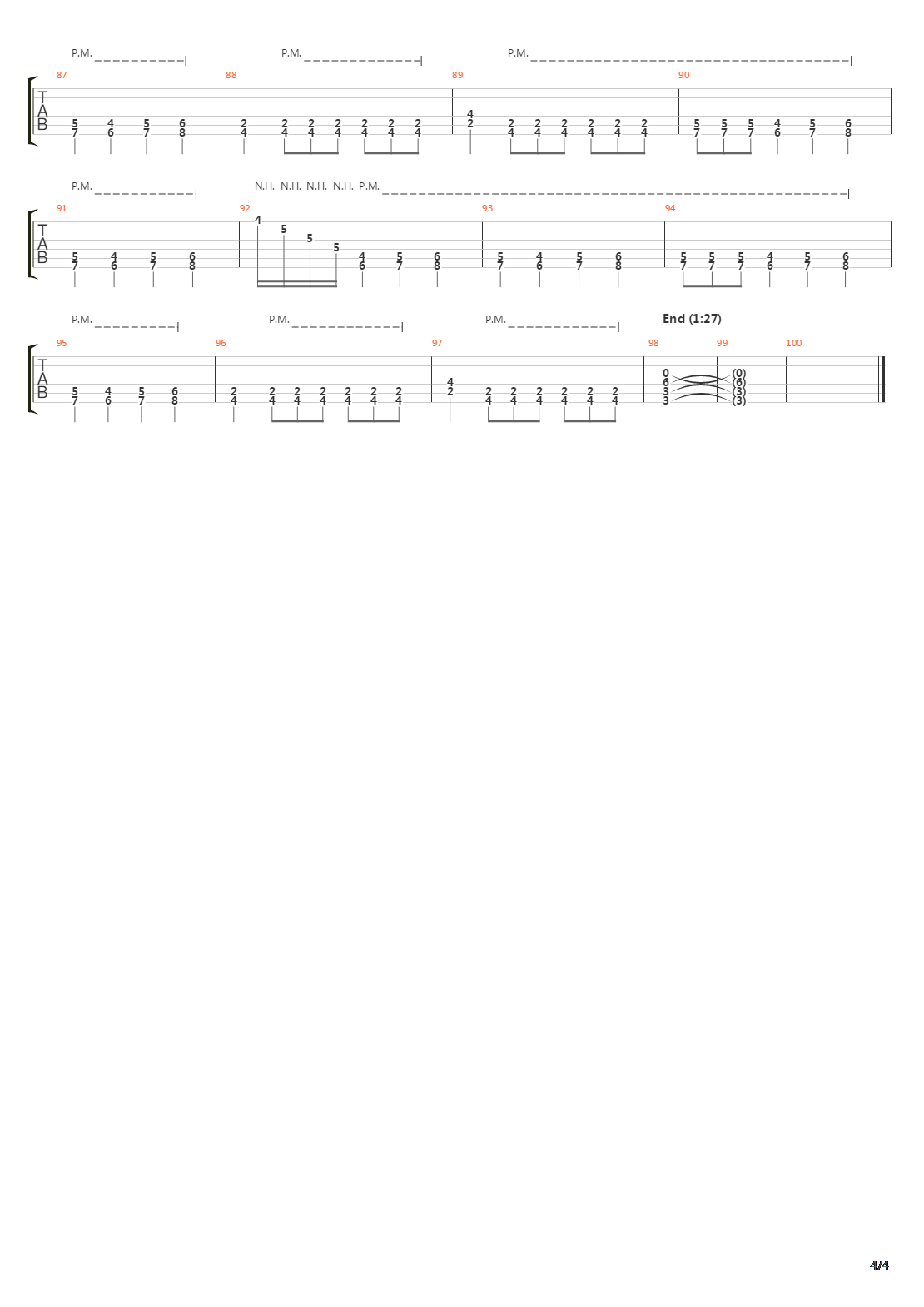 Hymn Of Sanity吉他谱