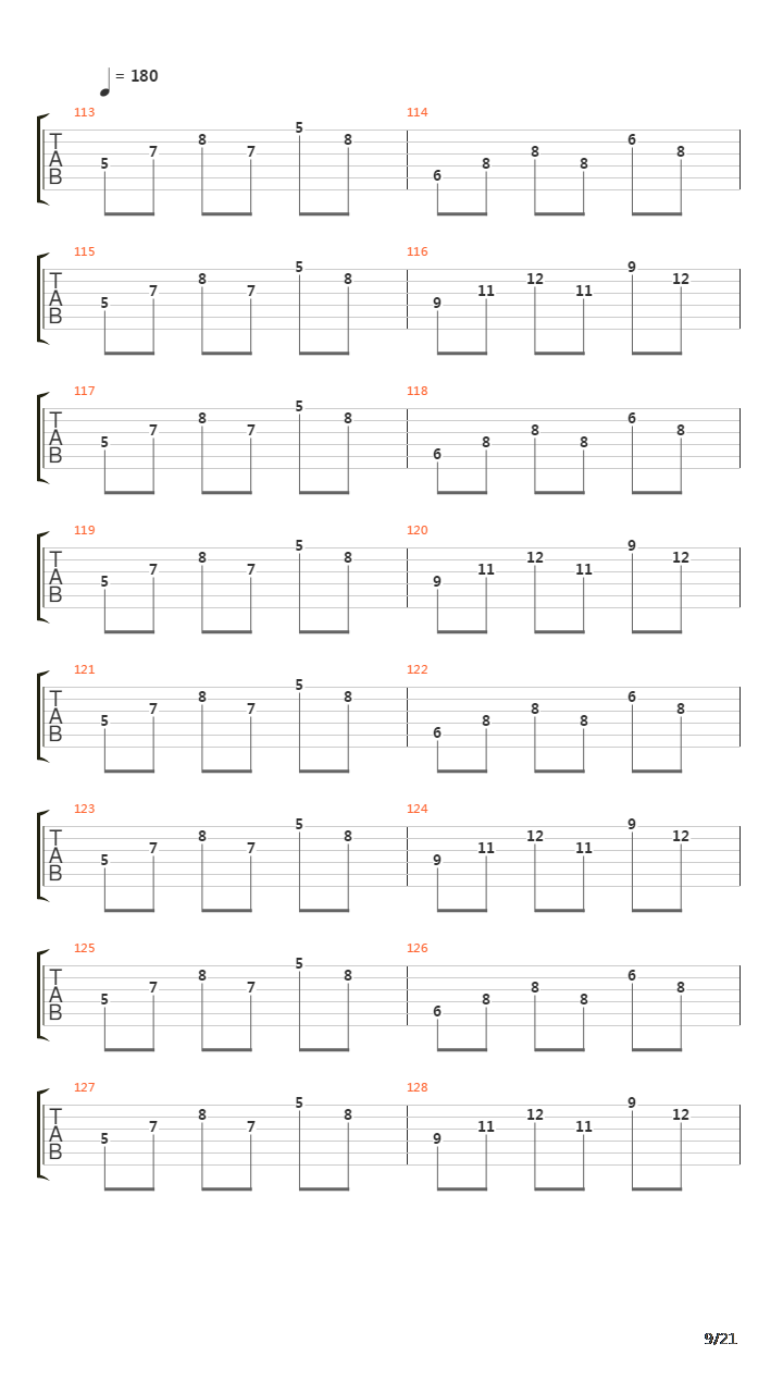 Legions Of The Serpent吉他谱