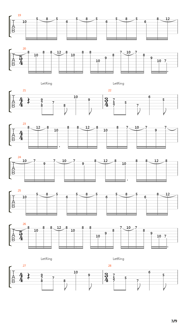 A Classic Case Of Transference吉他谱