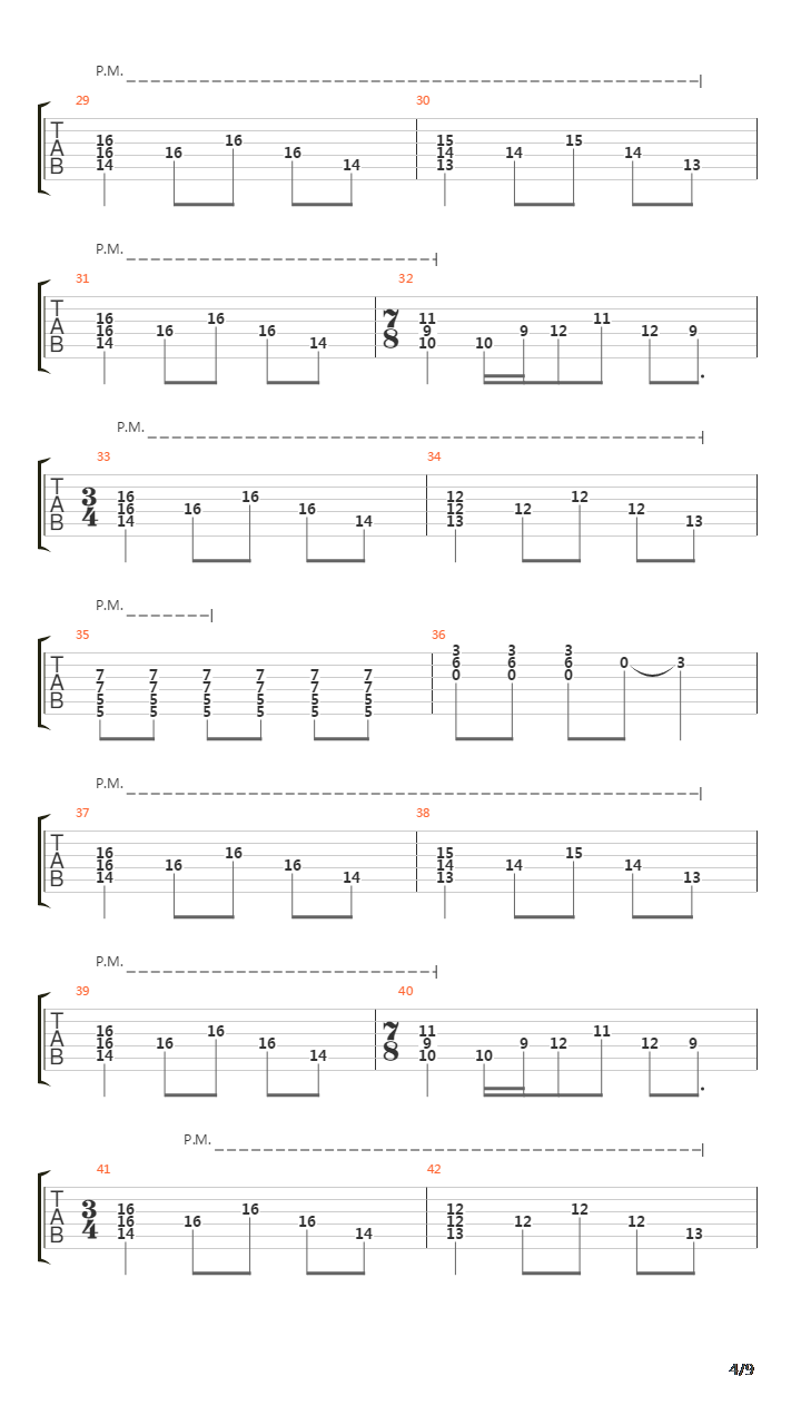 A Classic Case Of Transference吉他谱