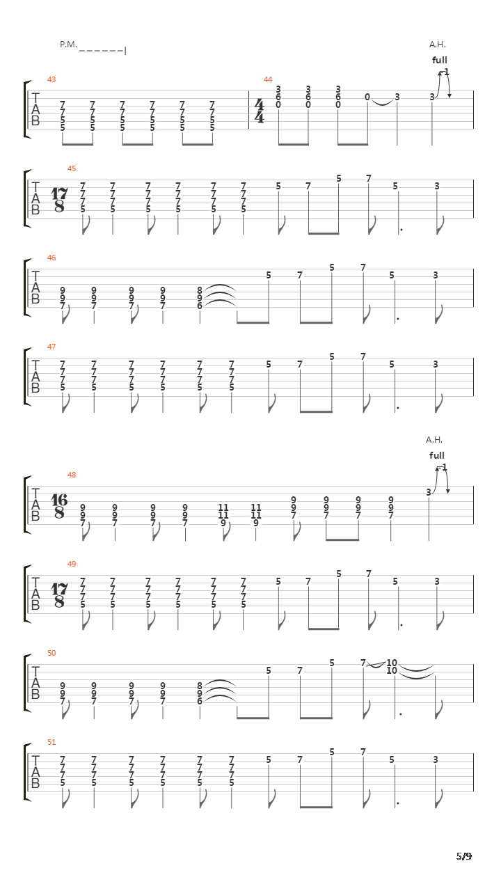 A Classic Case Of Transference吉他谱