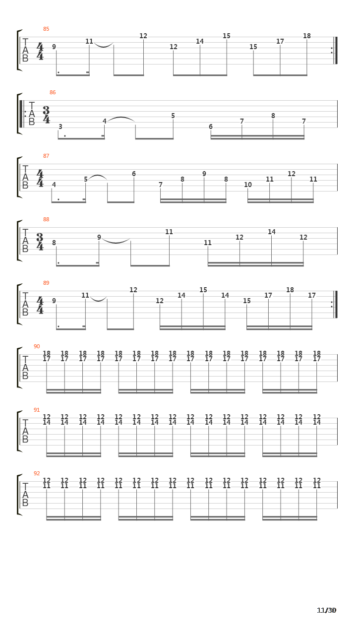 A Man A Plan A Canal Panama吉他谱