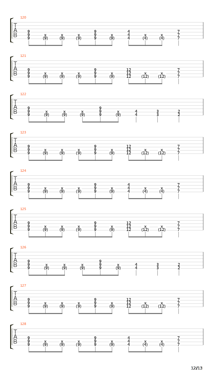 Battleship Graveyard吉他谱