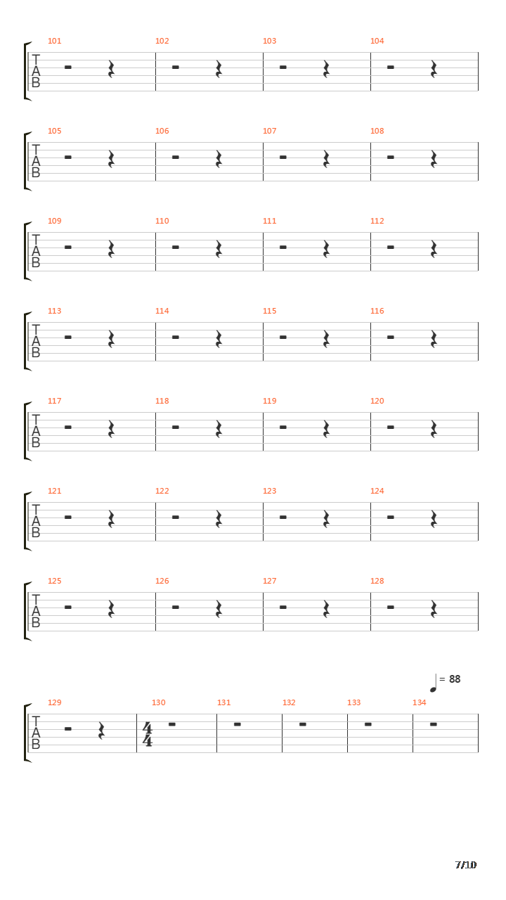 What Sound Does A Mastadon Make吉他谱