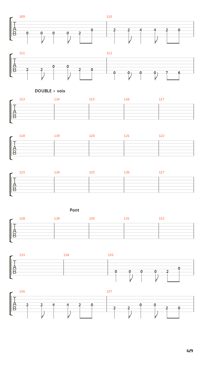Letting Go吉他谱