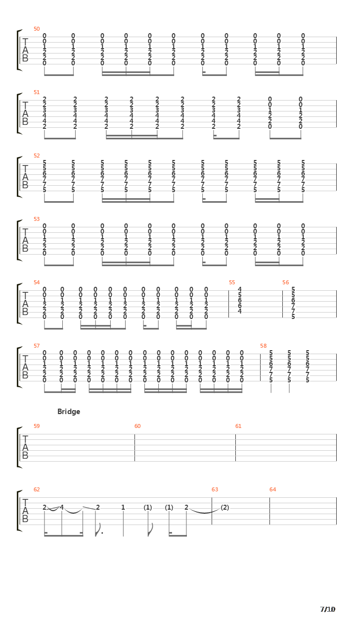 Eulogy吉他谱