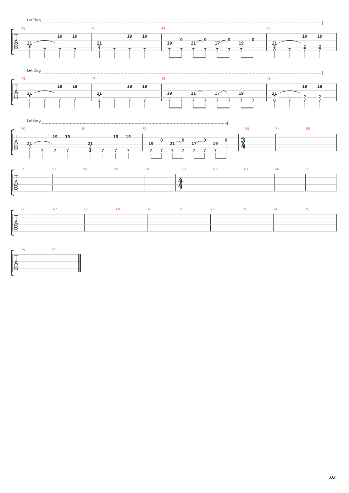 Departure吉他谱