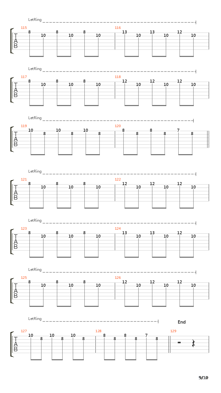 Last Minute Train吉他谱