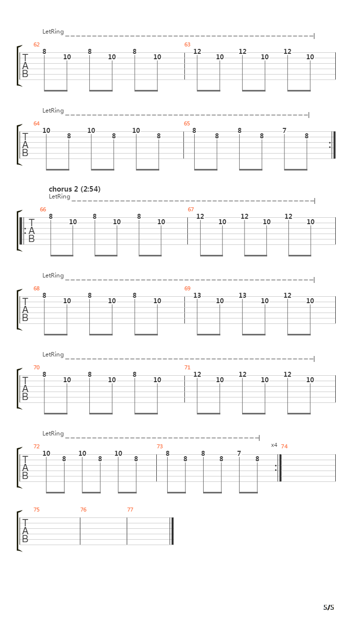 Last Minute Train吉他谱
