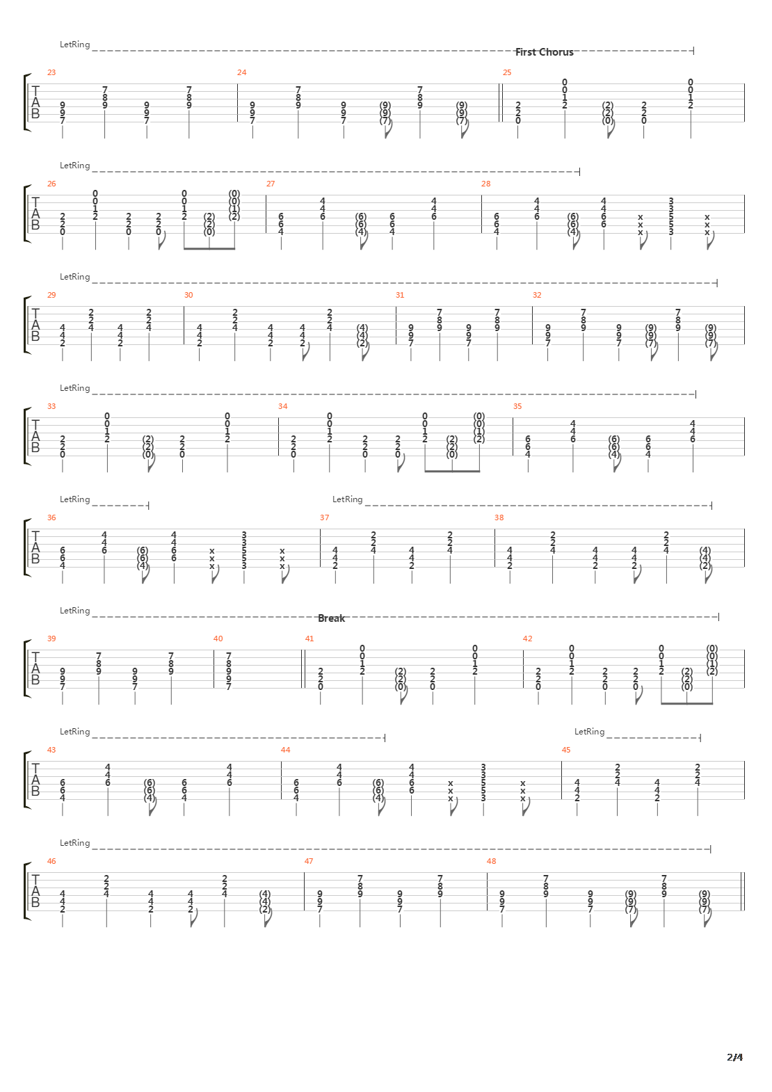 Whistle For The Choir吉他谱