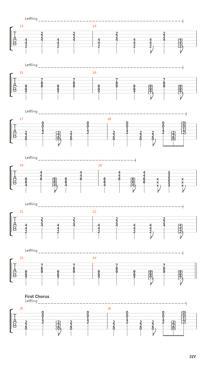 Whistle For The Choir吉他谱