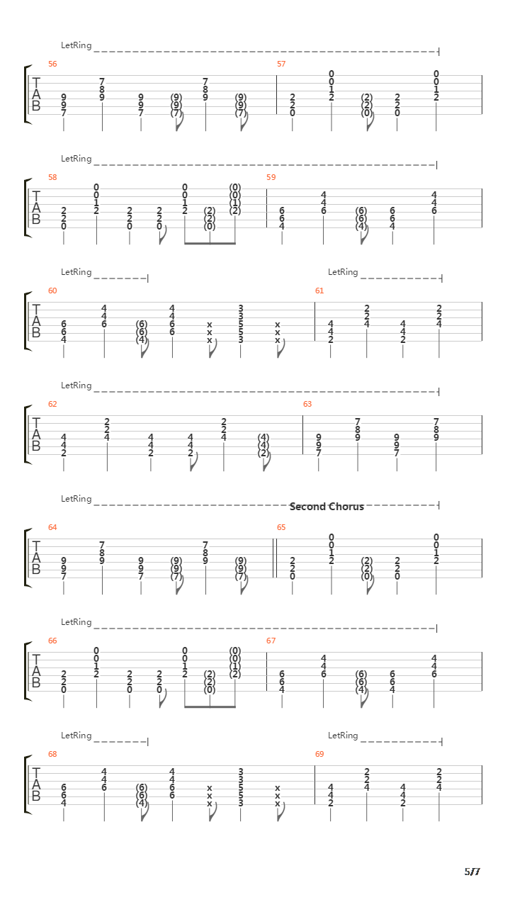 Whistle For The Choir吉他谱