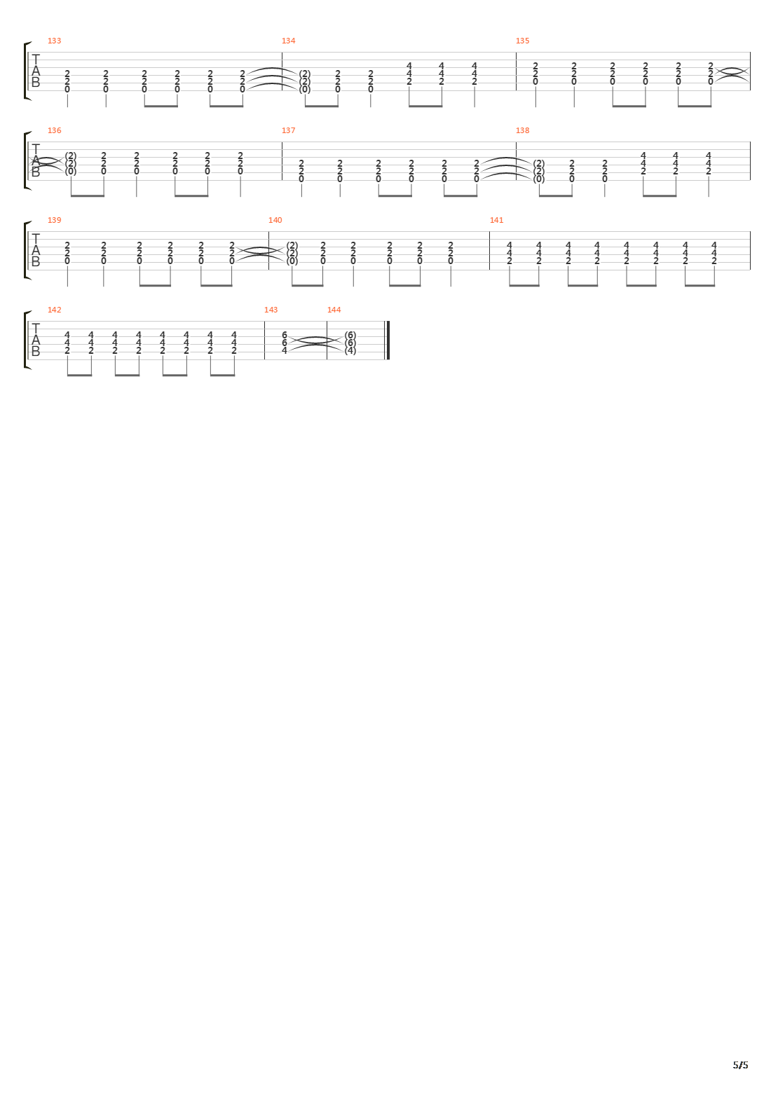 45吉他谱