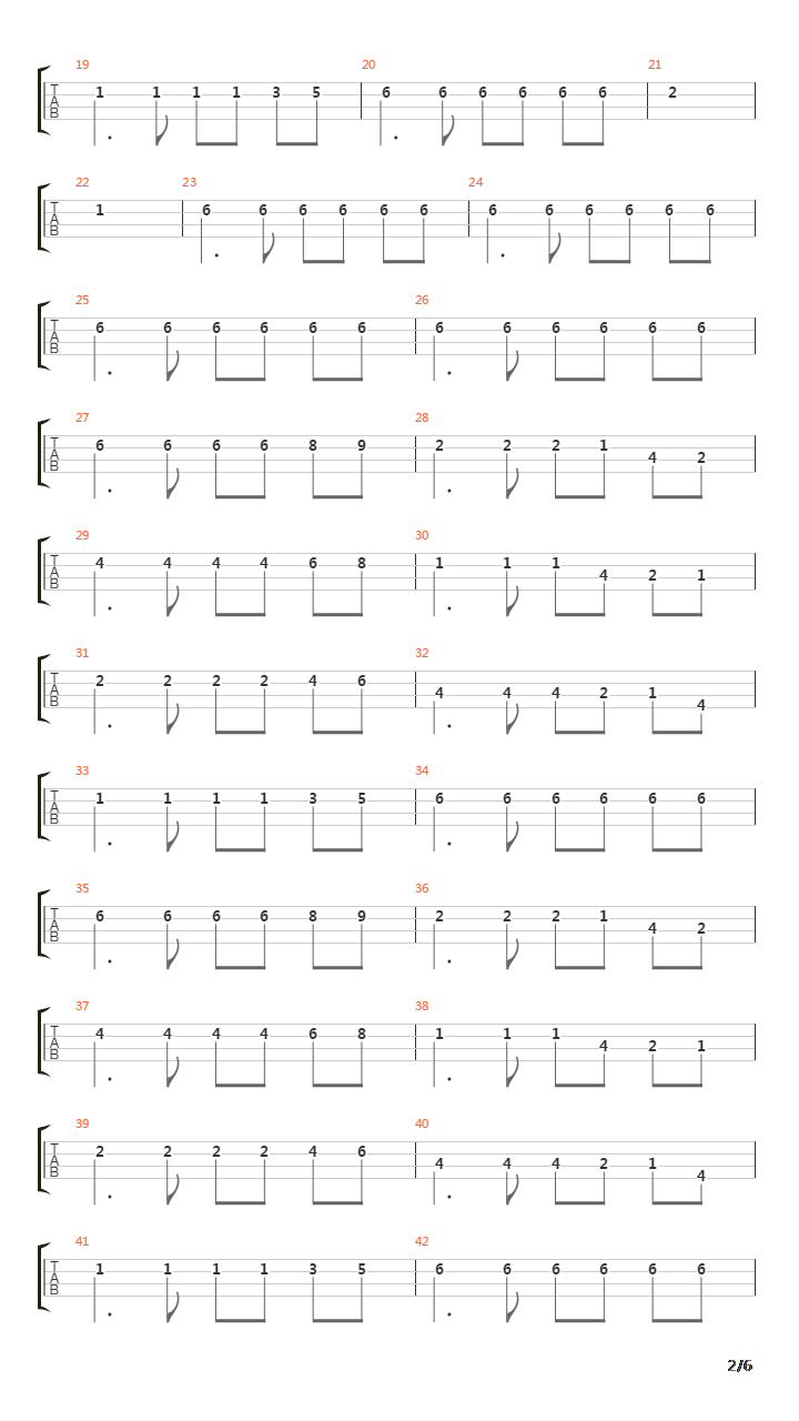 Falling From Grace吉他谱