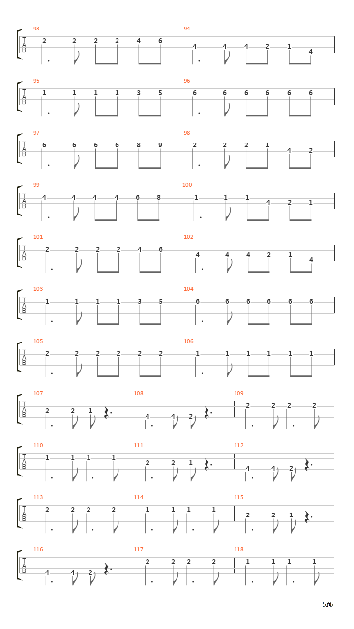 Falling From Grace吉他谱