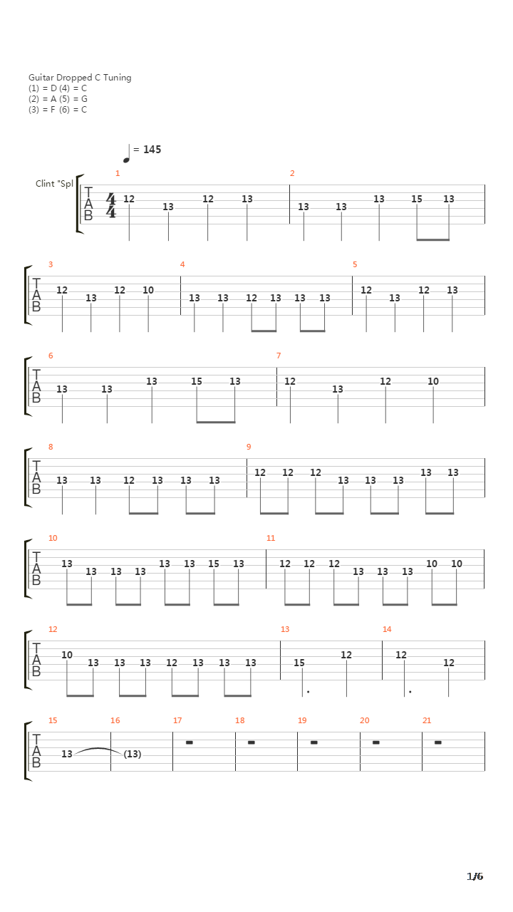 Move Along吉他谱