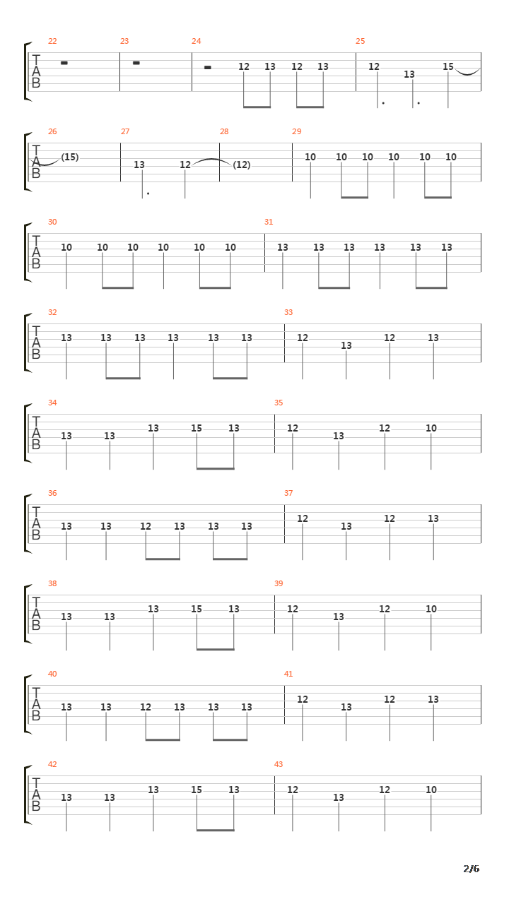 Move Along吉他谱