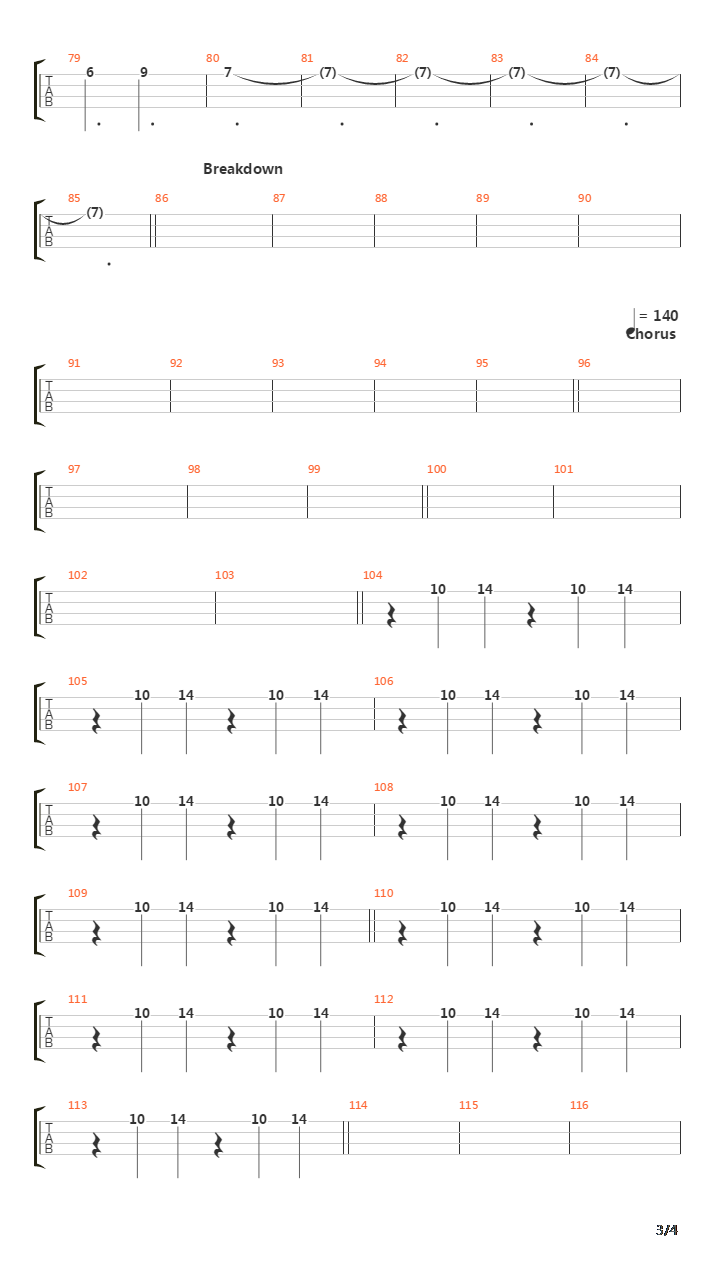 Red Flag吉他谱