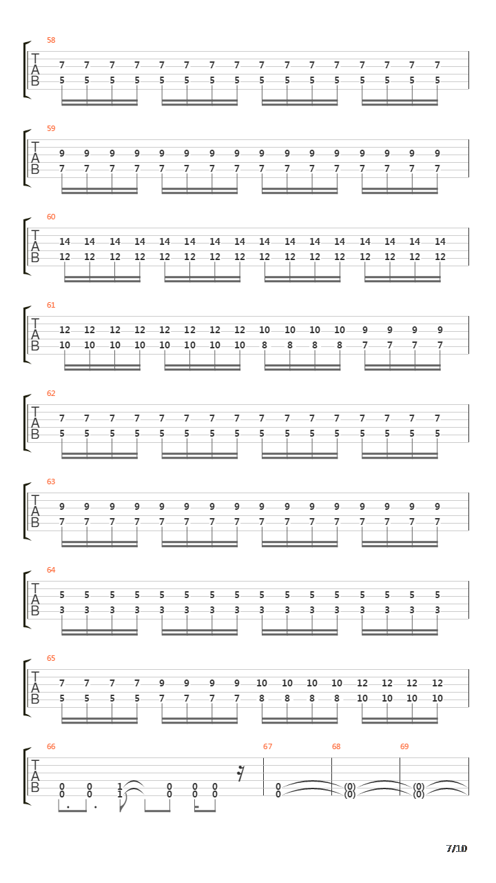 Between The Lines吉他谱