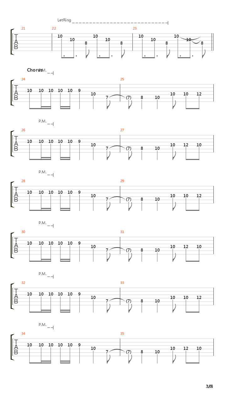 Chrono吉他谱