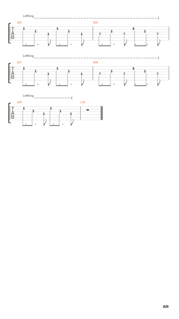 Chrono吉他谱