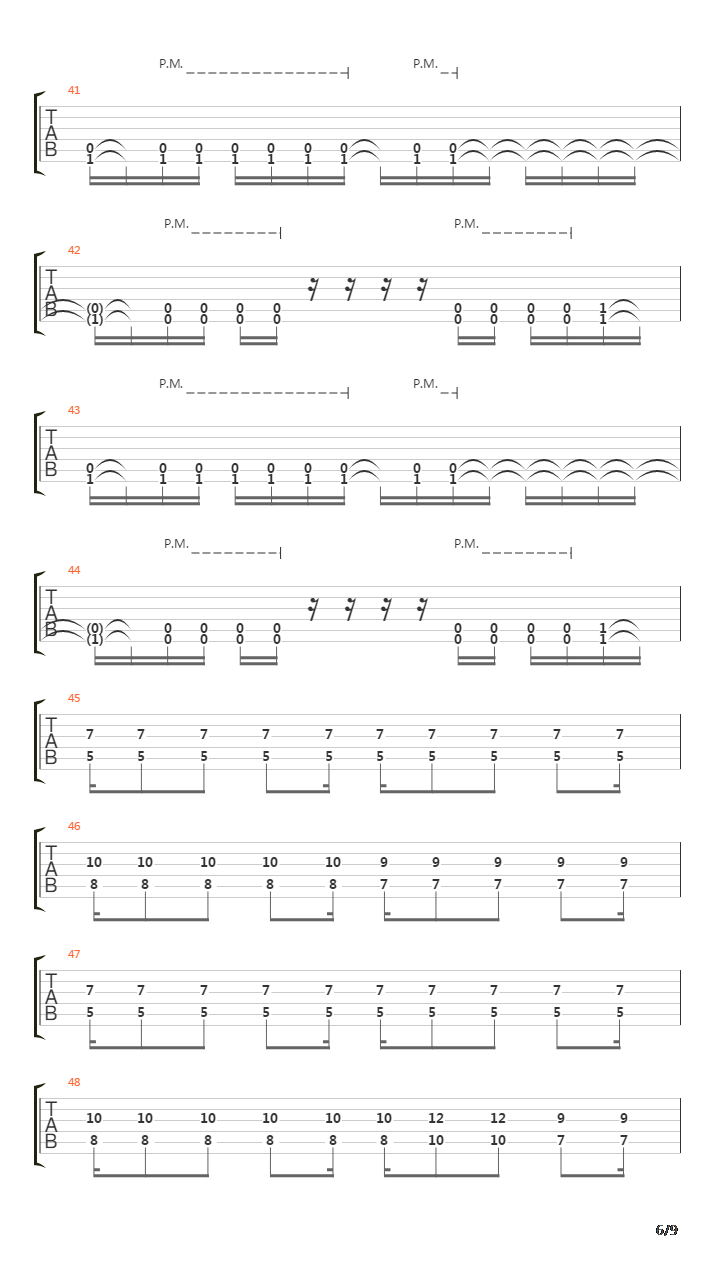 Downbeat吉他谱