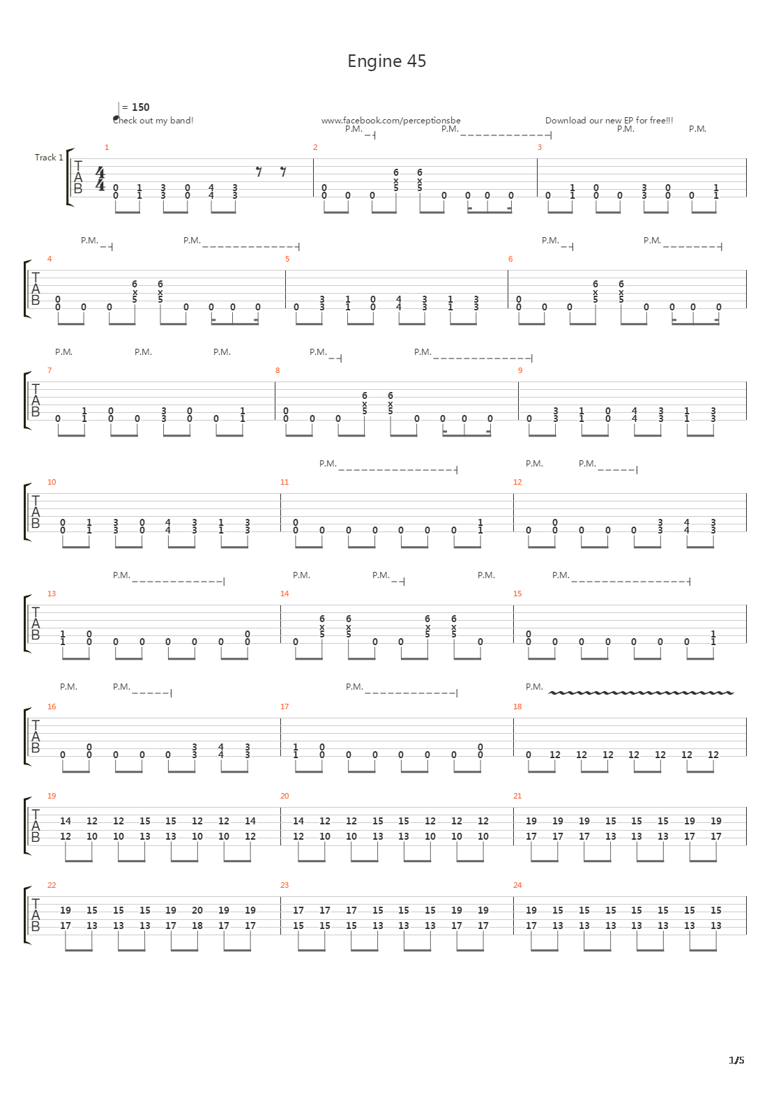 Engine 45吉他谱