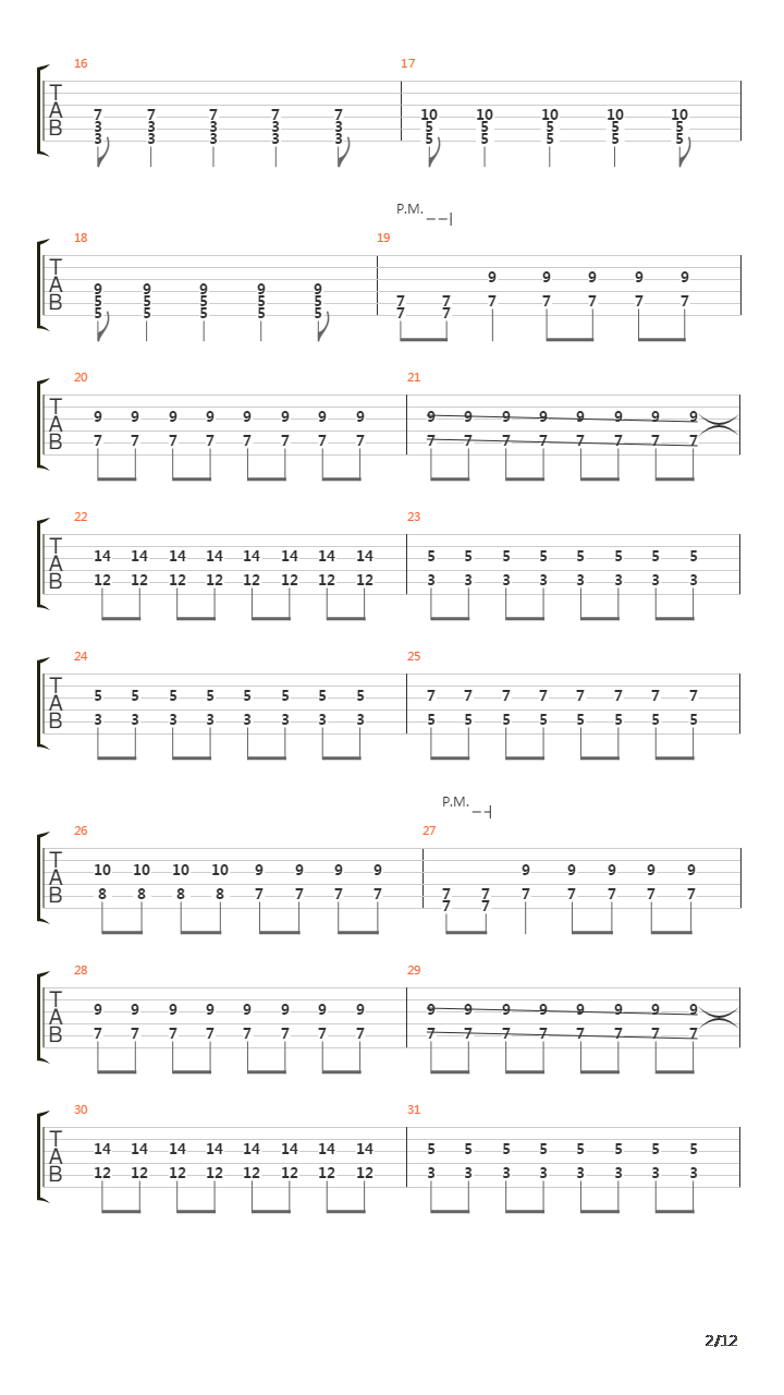 Shiner吉他谱