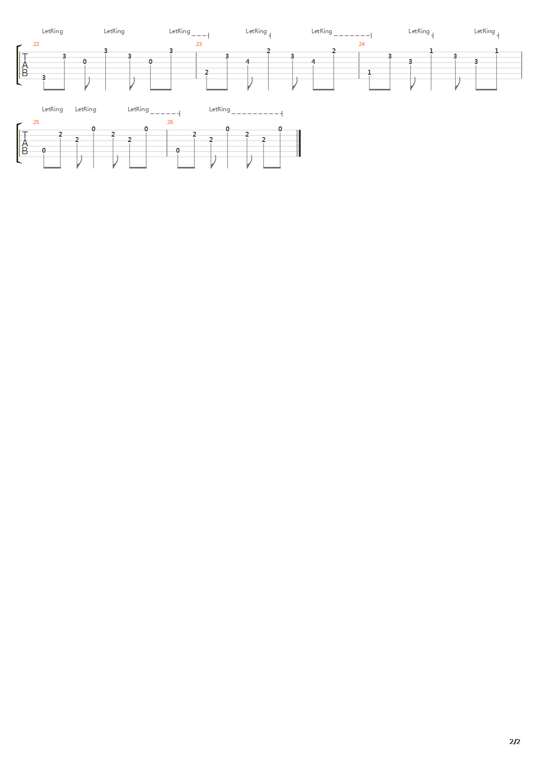 Inmates吉他谱