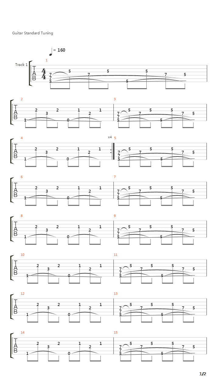 History Song吉他谱