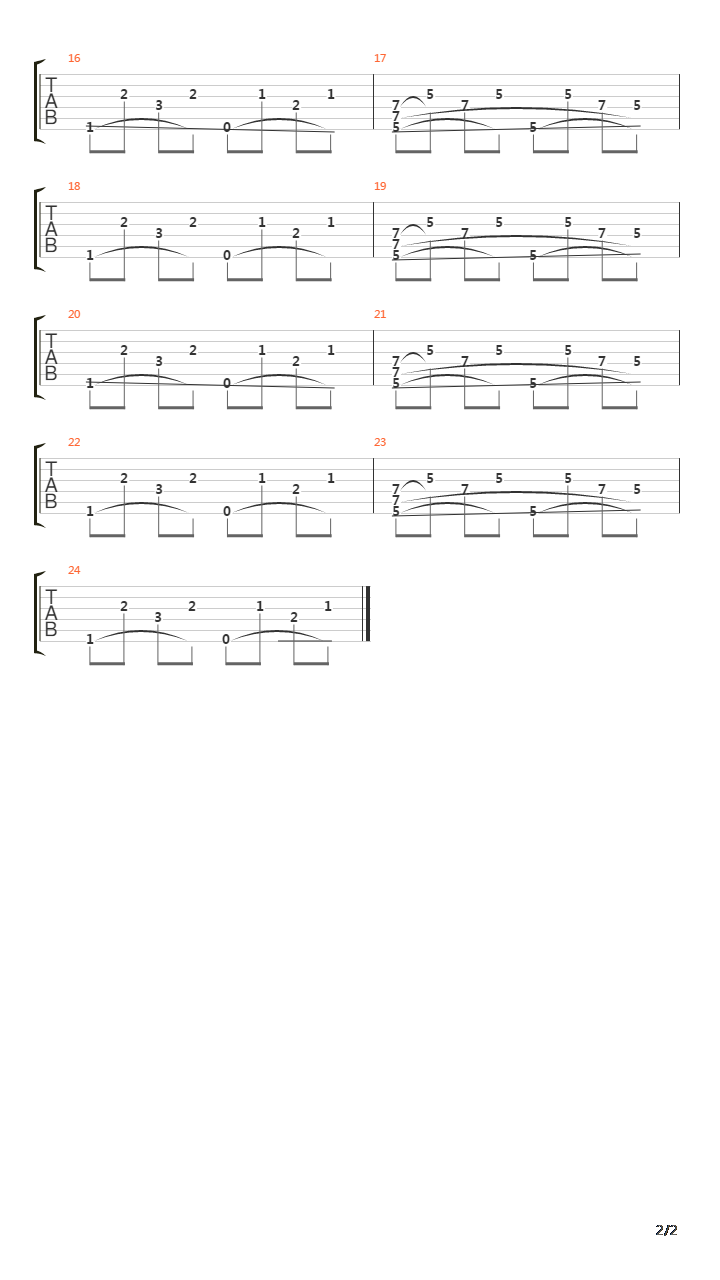 History Song吉他谱